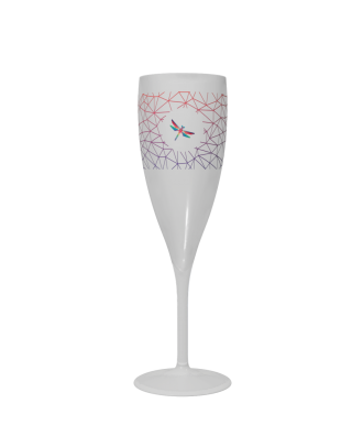 Flûte à champagne Events personnalisée en PP - Impression quadrichromie